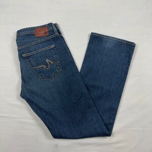 AG Adriano Goldschmied Jeans The Protege Straight Leg 32R Dark Wash Denim Mens